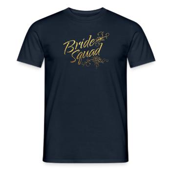 Enterrement de vie de jeune fille de l’équipe Bride, Conception nuptiale - T-shirt homme - marine - Devant - AI Model Male 178 light (178cm)