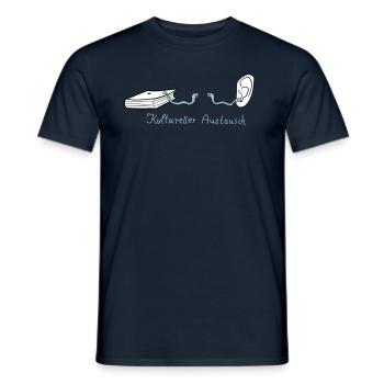 Kultureller Austausch - Männer T-Shirt - Navy - Vorne - AI Model Male 178 light (178cm)