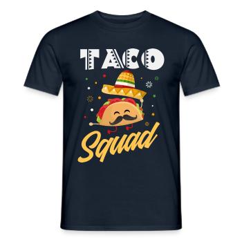 Taco Tacos Apperal - Men's T-Shirt - navy - Front - AI Model Male 178 light (178cm)