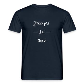 J'peux pas j'ai danse - T-shirt homme - marine - Devant - AI Model Male 178 light (178cm)