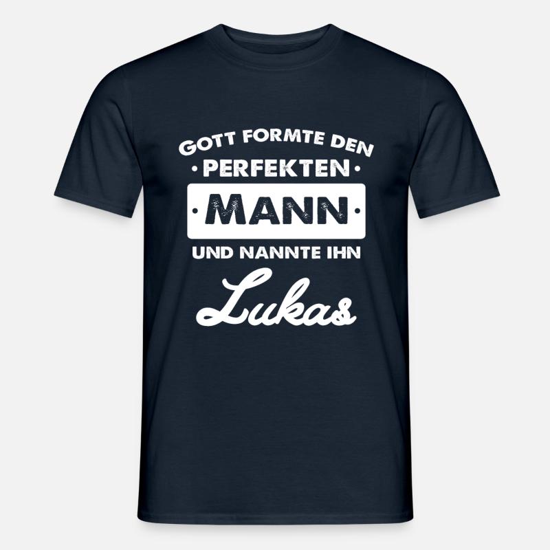 Lukas - Männer T-Shirt - Navy