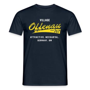 Village Offenau Anno 767 Attractive & Sporty - Männer T-Shirt - Navy - Vorne - AI Model Male 178 light (178cm)