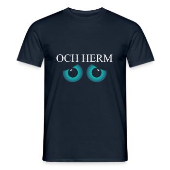 Och Herm Aachen Öche AC Rheinland Öcher Mäddche - Men's T-Shirt - navy - Front - AI Model Male 178 light (178cm)