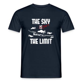 Gliding Gliding Gift Pilot Glider - Men's T-Shirt - navy - Front - AI Model Male 178 light (178cm)