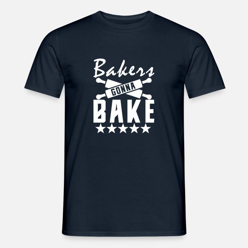 Bakery Baking Baker Baking - Men's T-Shirt - navy