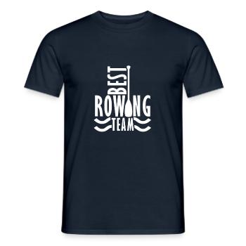 Best Rowing Team Rudern - Männer T-Shirt - Navy - Vorne - AI Model Male 178 light (178cm)