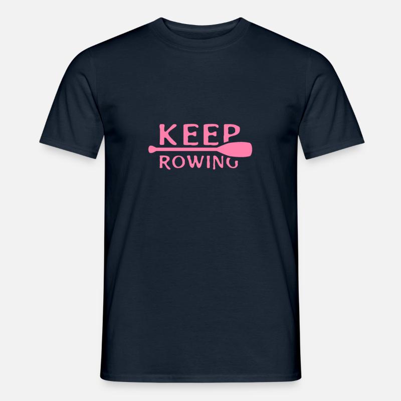 Ruderer - Männer T-Shirt - Navy