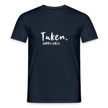 Saint-Valentin - T-shirt homme - marine - Devant - AI Model Male 178 light (178cm)