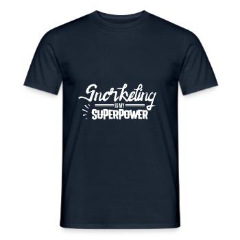 Schnorchel Tauchen Schnorchler Schnorcheln Taucher - Männer T-Shirt - Navy - Vorne - AI Model Male 178 light (178cm)
