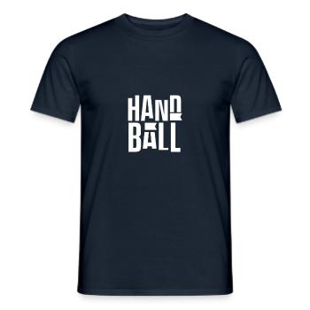 Handball team handball gardien de but - T-shirt homme - marine - Devant - AI Model Male 178 light (178cm)