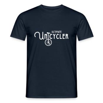 Einrad Einradfahren Einräder Einradfahrer Unicycle - Männer T-Shirt - Navy - Vorne - AI Model Male 178 light (178cm)