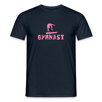Gymnastique gymnastique Gymnastique Gymnastique - T-shirt homme - marine - Devant - AI Model Male 178 light (178cm)