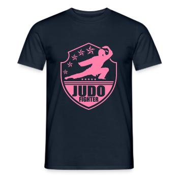 Judo - T-shirt homme - marine - Devant - AI Model Male 178 light (178cm)