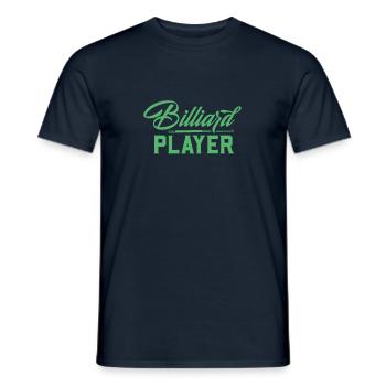 Billiard Billardtisch Billiardspiel Pool Billard - Männer T-Shirt - Navy - Vorne - AI Model Male 178 light (178cm)