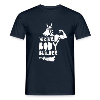 Bodybuilding - Men's T-Shirt - navy - Front - AI Model Male 178 light (178cm)