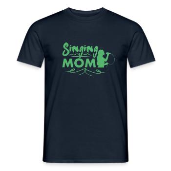 Sing - Men's T-Shirt - navy - Front - AI Model Male 178 light (178cm)