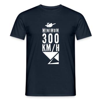 Parachute - T-shirt homme - marine - Devant - AI Model Male 178 light (178cm)