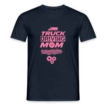 Truck Driver Truck Driver Truck Driver - Men's T-Shirt - navy - Front - AI Model Male 178 light (178cm)
