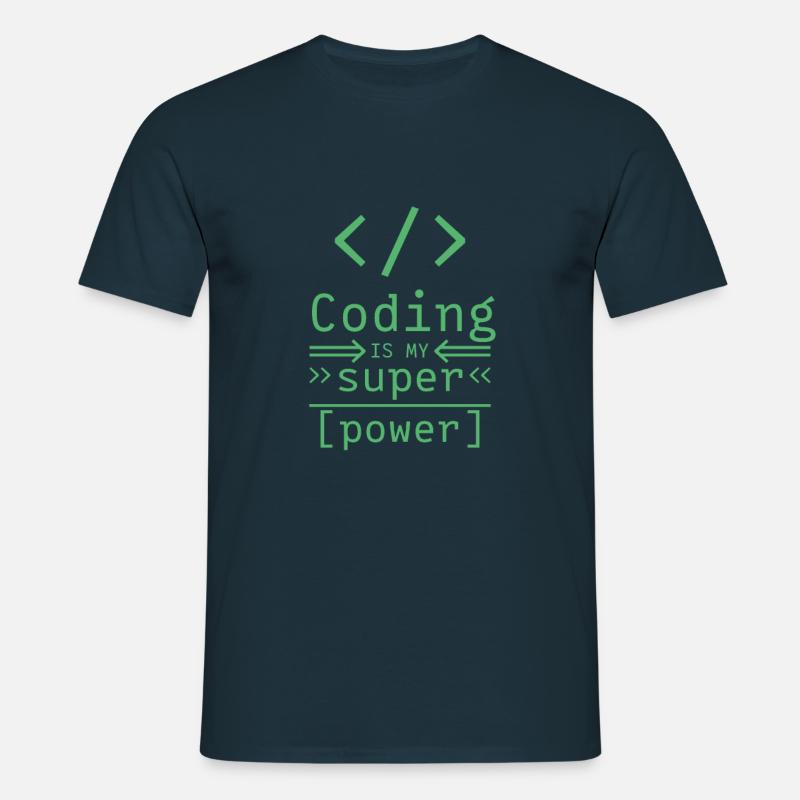 Programming Software Programmer Coder Coder - Men's T-Shirt - navy