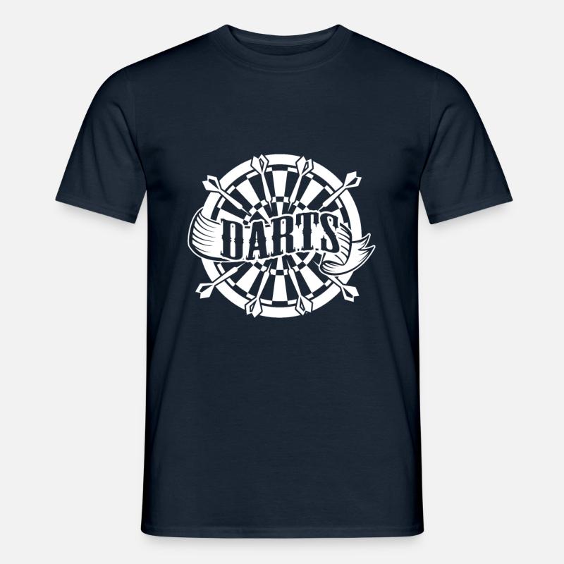Fléchettes Fléchettes jeu de fléchettes - T-shirt homme - marine