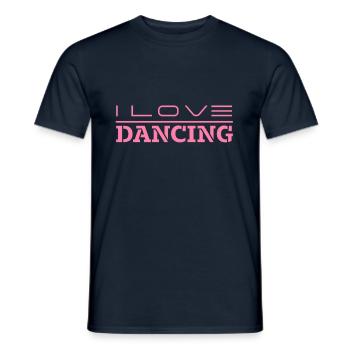 Danseur Danse Danse Danse École de danse - T-shirt homme - marine - Devant - AI Model Male 178 light (178cm)