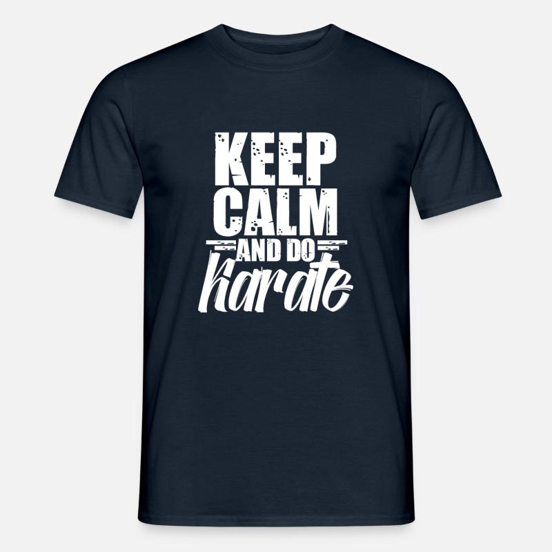 Karate Karate Karate Karate - Männer T-Shirt - Navy