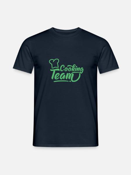 Koch Küche Küchenhilfe Kochen Kochausbildung - Männer T-Shirt - Navy