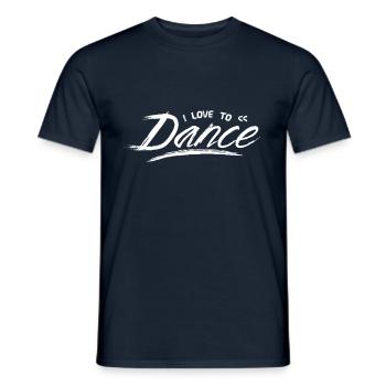 Danseur École de danse Danse Danse Danse - T-shirt homme - marine - Devant - AI Model Male 178 light (178cm)
