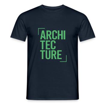 Architekt - Männer T-Shirt - Navy - Vorne - AI Model Male 178 light (178cm)