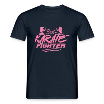 Karate Karate Karate Karate - Männer T-Shirt - Navy - Vorne - AI Model Male 178 light (178cm)