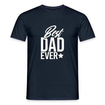 Fête des pères Papa Père Père Meilleur Papa - T-shirt homme - marine - Devant - AI Model Male 178 light (178cm)