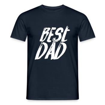 Liebling Papa Vaterstag Vatertag Bester Vater Papi - Männer T-Shirt - Navy - Vorne - AI Model Male 178 light (178cm)