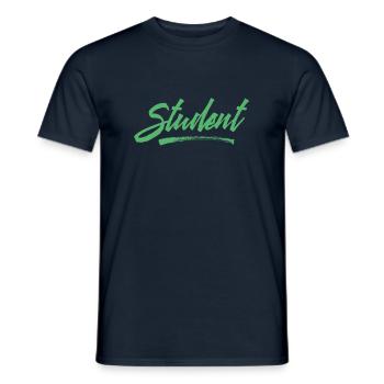 Etudier étudiant Etudes Université Université - T-shirt homme - marine - Devant - AI Model Male 178 light (178cm)