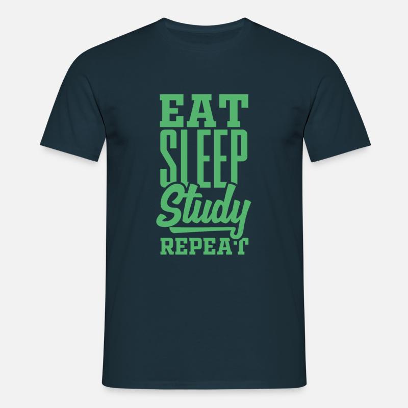 Study Study Studying Studying - Men's T-Shirt - navy