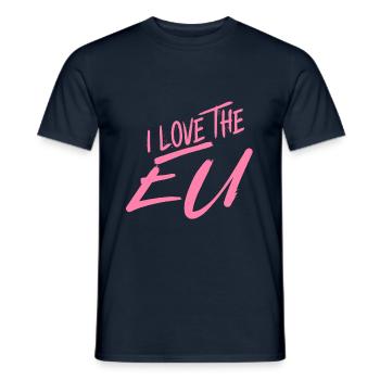Brexit Europa Europäische Union EU Wahl Europawahl - Männer T-Shirt - Navy - Vorne - AI Model Male 178 light (178cm)