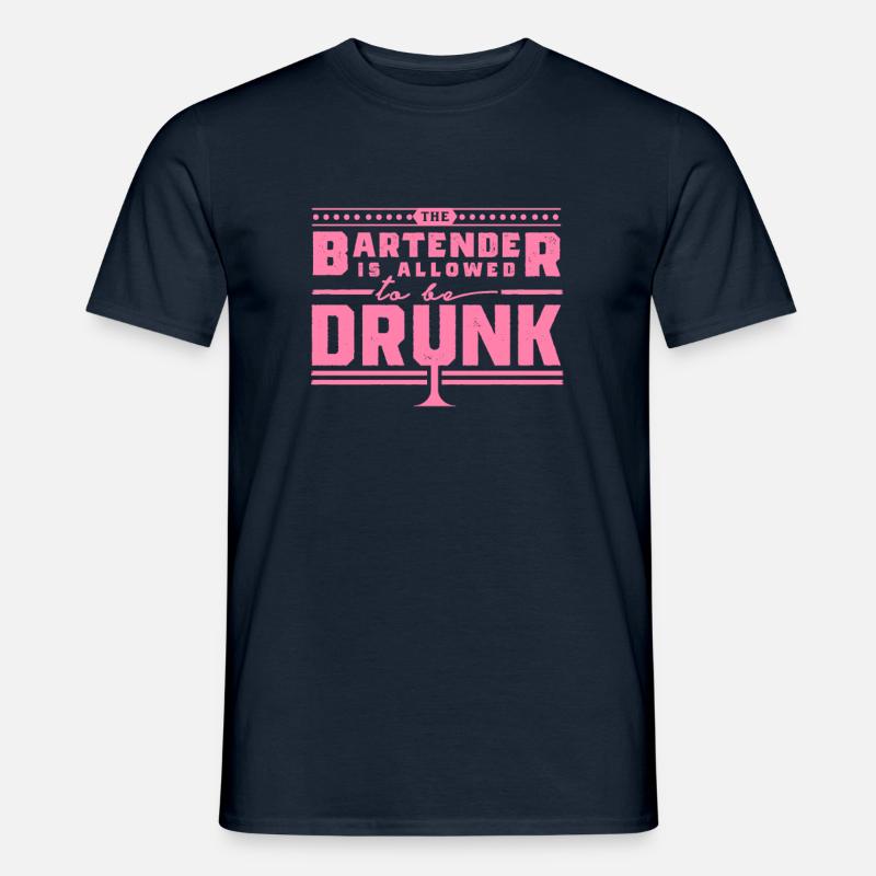 Bartender Bartender Bartender Bartender Bartender - Men's T-Shirt - navy