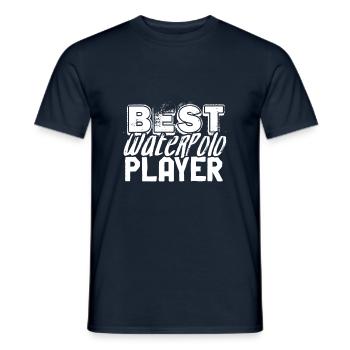 Wasserpolo Wasserball Wasser Ball WM Wasserballer - Männer T-Shirt - Navy - Vorne - AI Model Male 178 light (178cm)