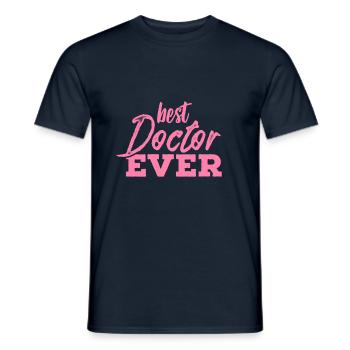 Médecin médecin médecin - T-shirt homme - marine - Devant - AI Model Male 178 light (178cm)