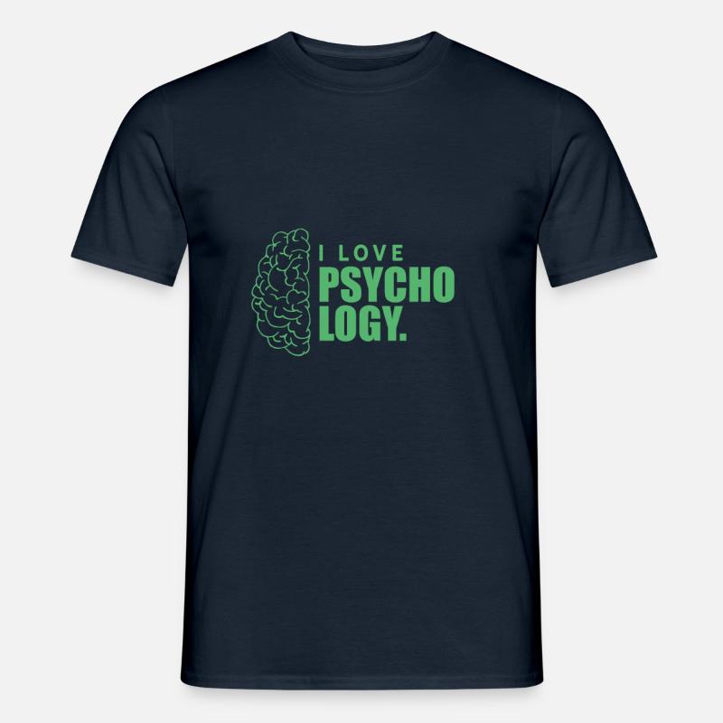 Psykologi Psykologi - Mænd T-shirt - marineblå