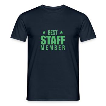 Personnel - T-shirt homme - marine - Devant - AI Model Male 178 light (178cm)