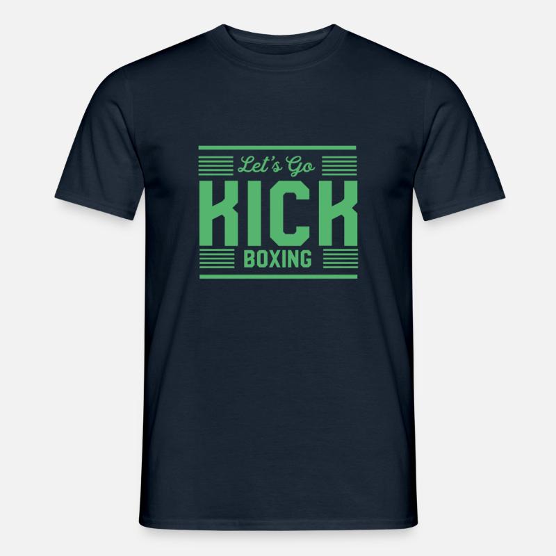 Kickboxen - Männer T-Shirt - Navy