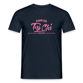 Tai Chi Chuan Fighter Mama Taichi Taiji Tai Chi - Men's T-Shirt - navy - Front - AI Model Male 178 light (178cm)