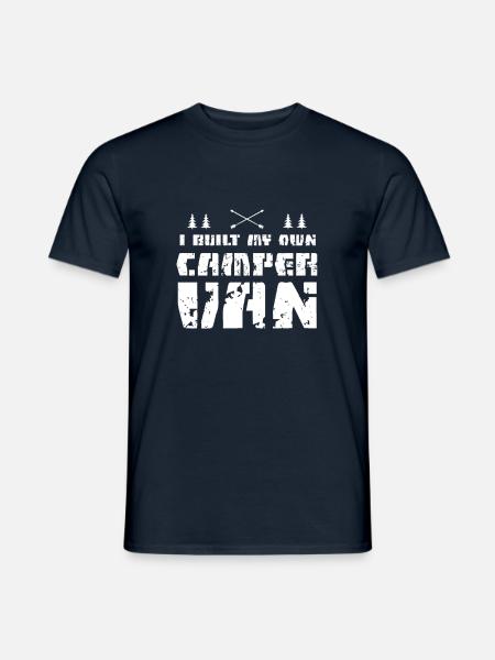 Build your own campervan - Men's T-Shirt - navy
