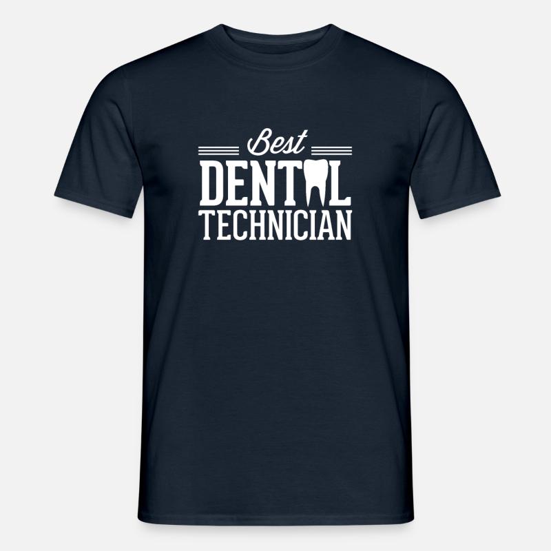 Technicien dentaire en équipe Technicien dentaire Technicien dentaire - T-shirt homme - marine