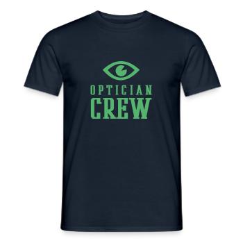 Eye glasses optician optician optics optics - Men's T-Shirt - navy - Front - AI Model Male 178 light (178cm)