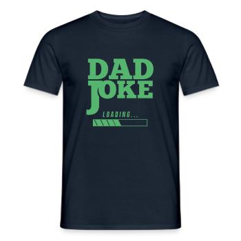Papa Blague Drôle Papa Blague Père Blagues - T-shirt homme - marine - Devant - AI Model Male 178 light (178cm)