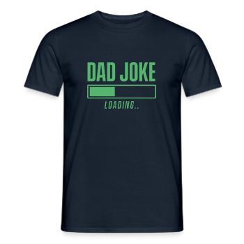 Papa Blague Papa Blague Drôle Père Blagues - T-shirt homme - marine - Devant - AI Model Male 178 light (178cm)
