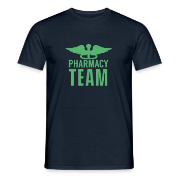 Team Medizin Apotheker Apothekerin Apotheke - Men's T-Shirt - navy - Front - AI Model Male 178 light (178cm)