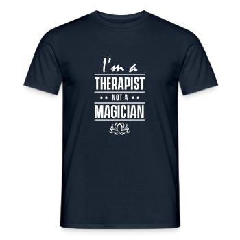 Therapy team profession therapist therapist - Men's T-Shirt - navy - Front - AI Model Male 178 light (178cm)