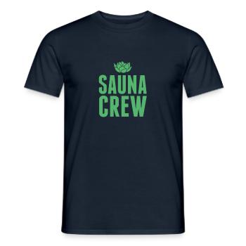 Sauna Mannschaft - Männer T-Shirt - Navy - Vorne - AI Model Male 178 light (178cm)